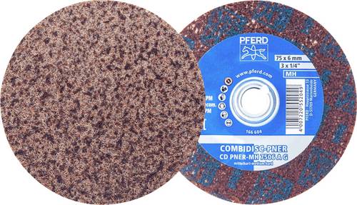 PFERD TOOLS 47700205 PFERD COMBIDISC verpresste Vliesronde CD PNER Ø 75mm Mittelhart A Grob für Fin