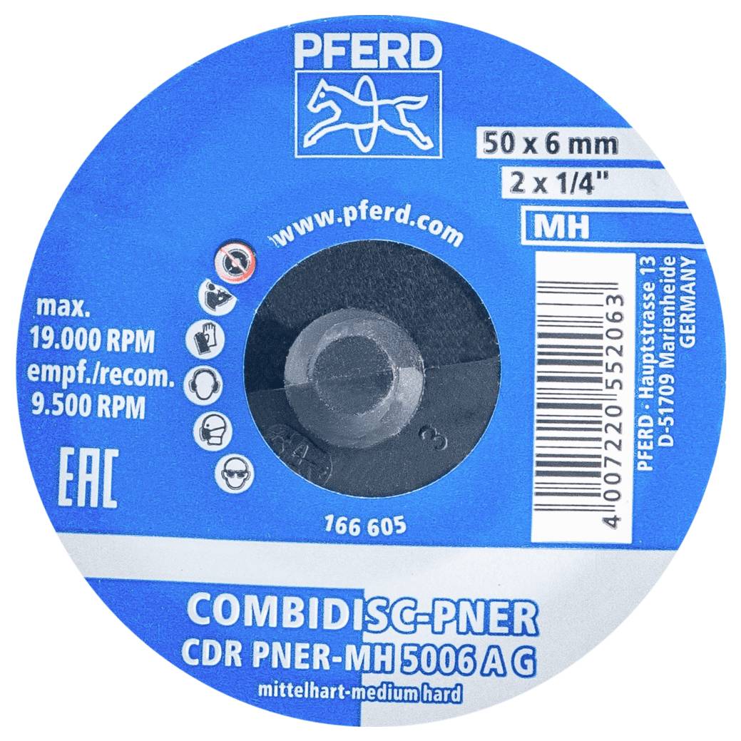 PFERD 47700206PFERD COMBIDISC verpresste Vliesronde CDR PNER Ø 50mm Mittelhart A Grob für Finish  50mm 25St.