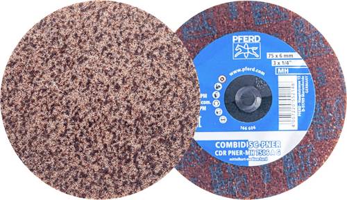 PFERD TOOLS 47700207 PFERD COMBIDISC verpresste Vliesronde CDR PNER Ø 75mm Mittelhart A Grob für Fi