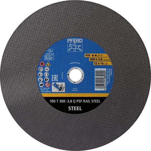 PFERD TOOLS 100T 300-3,8 Q PSF RAIL STEEL/22,23 73001231 Trennscheibe 300 mm 20 St. Stahl