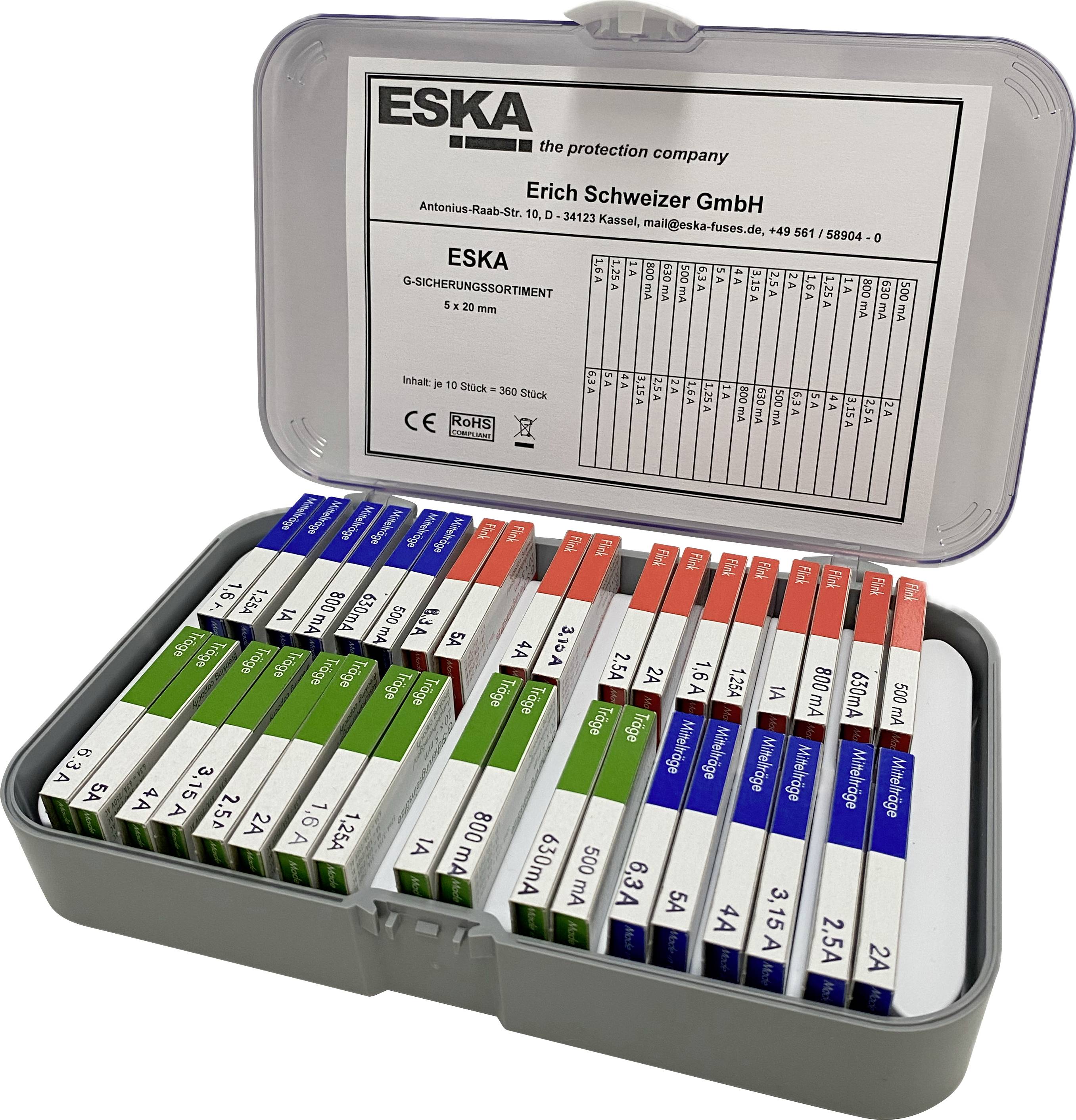 ESKA E3523.801 Sicherungs-Sortiment Inhalt 360 St.