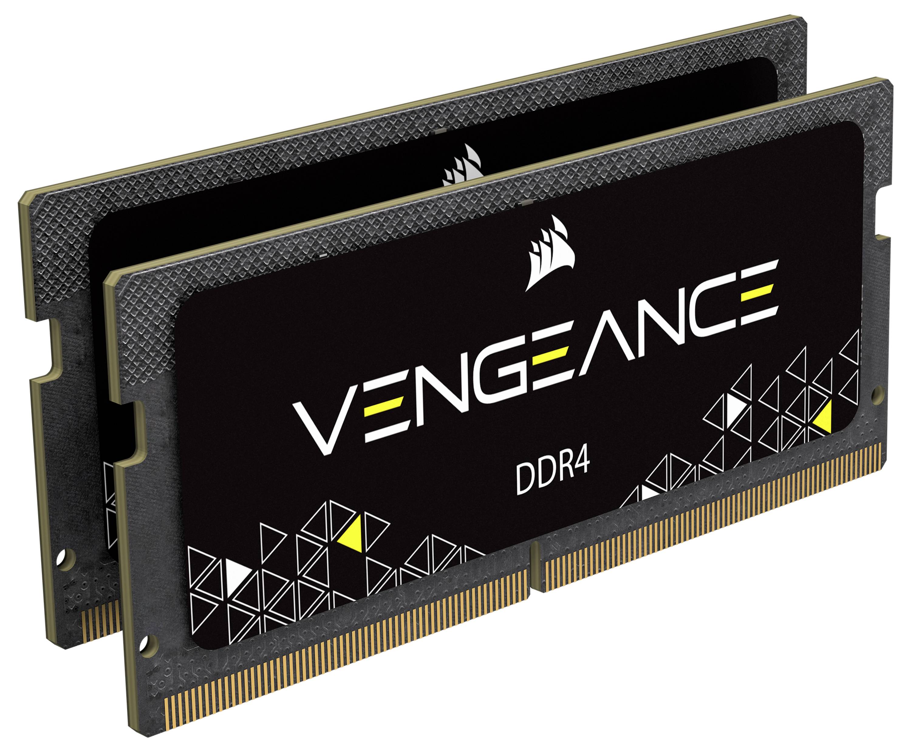 Corsair CMSX16GX4M2A2666C18 Laptop-Arbeitsspeicher Modul DDR4 16GB 2 x 8GB 2666MHz 260pin SO-DIMM CL18 CMSX16GX4M2A2666C18