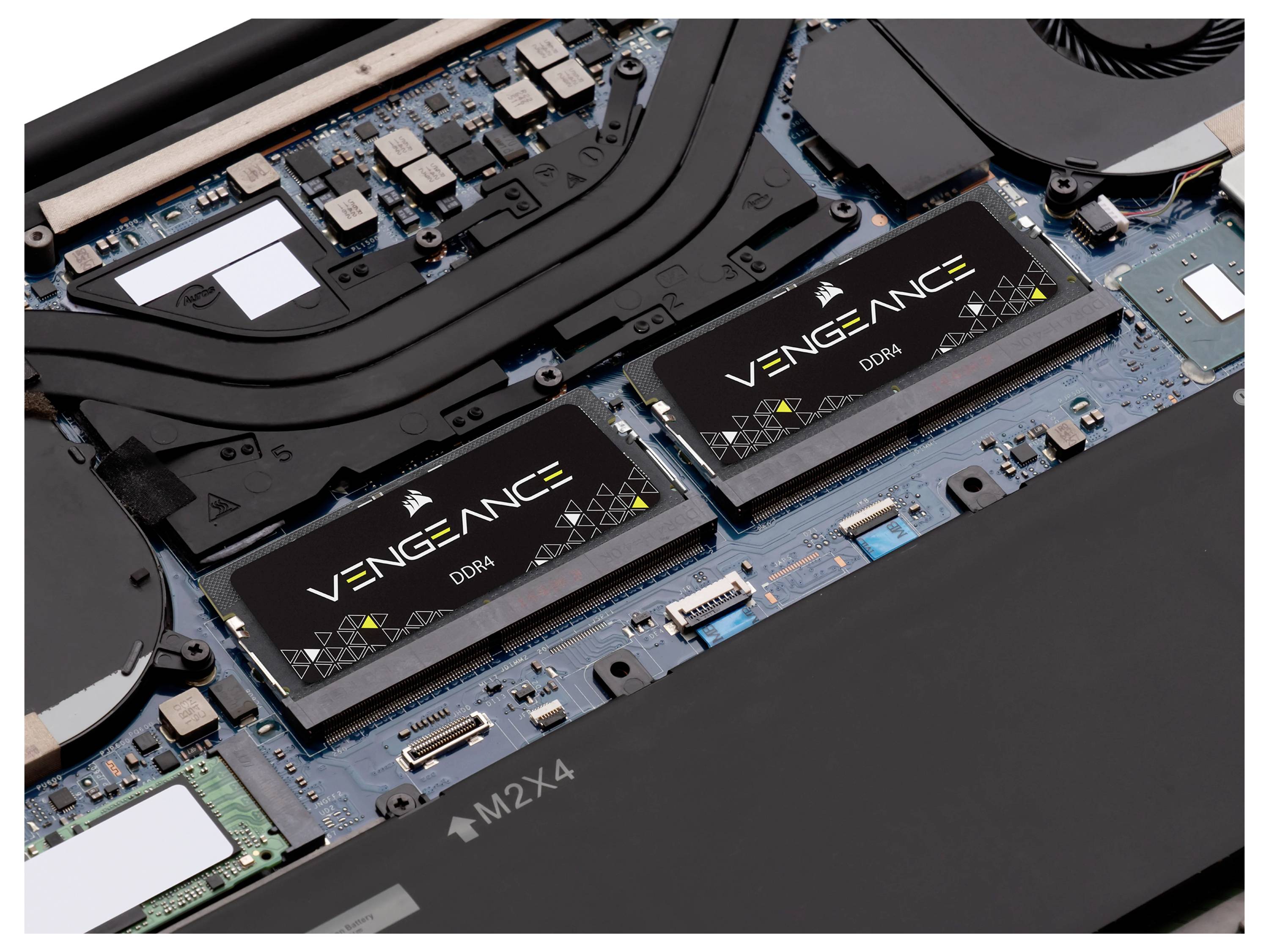 Corsair CMSX16GX4M2A2666C18 Laptop-Arbeitsspeicher Modul DDR4 16GB 2 x 8GB 2666MHz 260pin SO-DIMM CL18 CMSX16GX4M2A2666C18