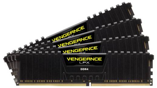 Corsair CMK64GX4M4E3200C16 PC-Arbeitsspeicher Modul DDR4 64GB 4 x 16GB 3200MHz 288pin DIMM CL16 CMK64GX4M4E3200C16