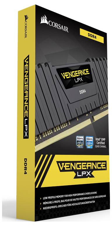 Corsair CMK64GX4M4E3200C16 PC-Arbeitsspeicher Modul DDR4 64GB 4 x 16GB 3200MHz 288pin DIMM CL16 CMK64GX4M4E3200C16