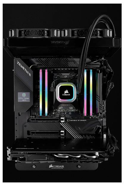 Corsair CMH16GX4M2Z3200C16 PC-Arbeitsspeicher Modul DDR4 16GB 2 x 8GB 3200MHz 288pin DIMM CL18 CMH16GX4M2Z3200C16
