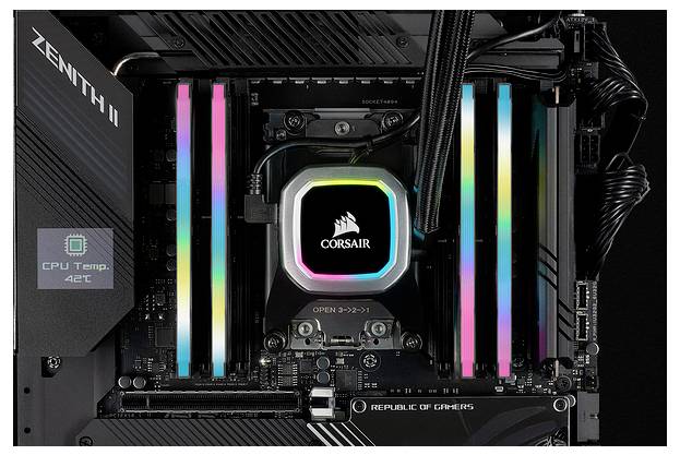 Corsair CMH16GX4M2Z3200C16 PC-Arbeitsspeicher Modul DDR4 16GB 2 x 8GB 3200MHz 288pin DIMM CL18 CMH16GX4M2Z3200C16