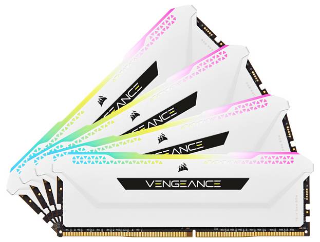 Corsair CMH32GX4M4D3600C18W PC-Arbeitsspeicher Modul DDR4 32GB 4 x 8GB 3600MHz 288pin DIMM CL18 CMH32GX4M4D3600C18W