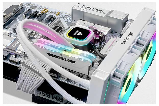 Corsair CMH32GX4M4D3600C18W PC-Arbeitsspeicher Modul DDR4 32GB 4 x 8GB 3600MHz 288pin DIMM CL18 CMH32GX4M4D3600C18W