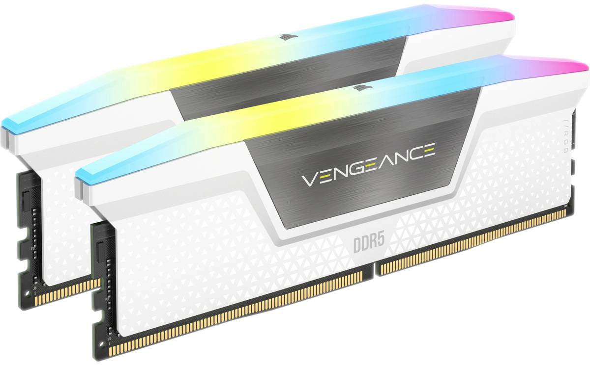 Corsair CMH32GX5M2B6000C40W PC-Arbeitsspeicher Modul DDR5 32GB 2 x 16GB 6000MHz 288pin DIMM CL40 CMH32GX5M2B6000C40W
