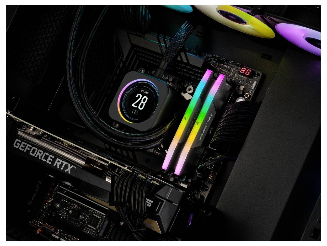 Corsair CMH32GX5M2E6200C36 PC-Arbeitsspeicher Modul DDR5 32GB 2 x 16GB 6200MHz 288pin DIMM CL36 CMH32GX5M2E6200C36