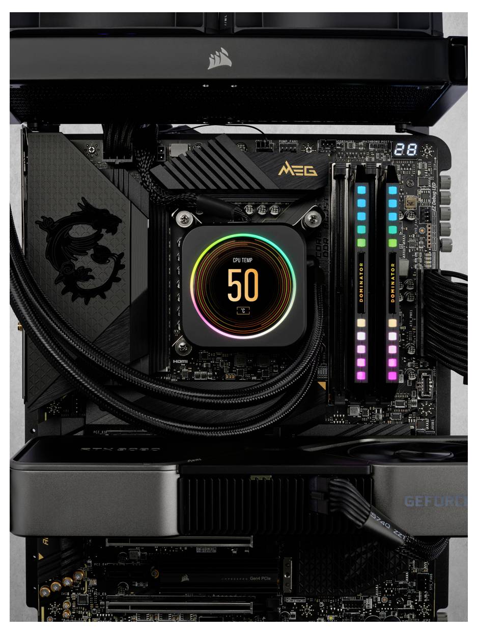 Corsair CMT64GX5M2B6600C32 PC-Arbeitsspeicher Modul DDR5 64GB 2 x 32GB 6600MHz 288pin DIMM CL32 CMT64GX5M2B6600C32