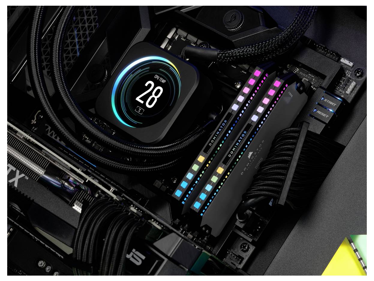 Corsair CMT32GX5M2B6000Z30K PC-Arbeitsspeicher Modul DDR5 32GB 2 x 16GB 6000MHz 288pin DIMM CL30 CMT32GX5M2B6000Z30K