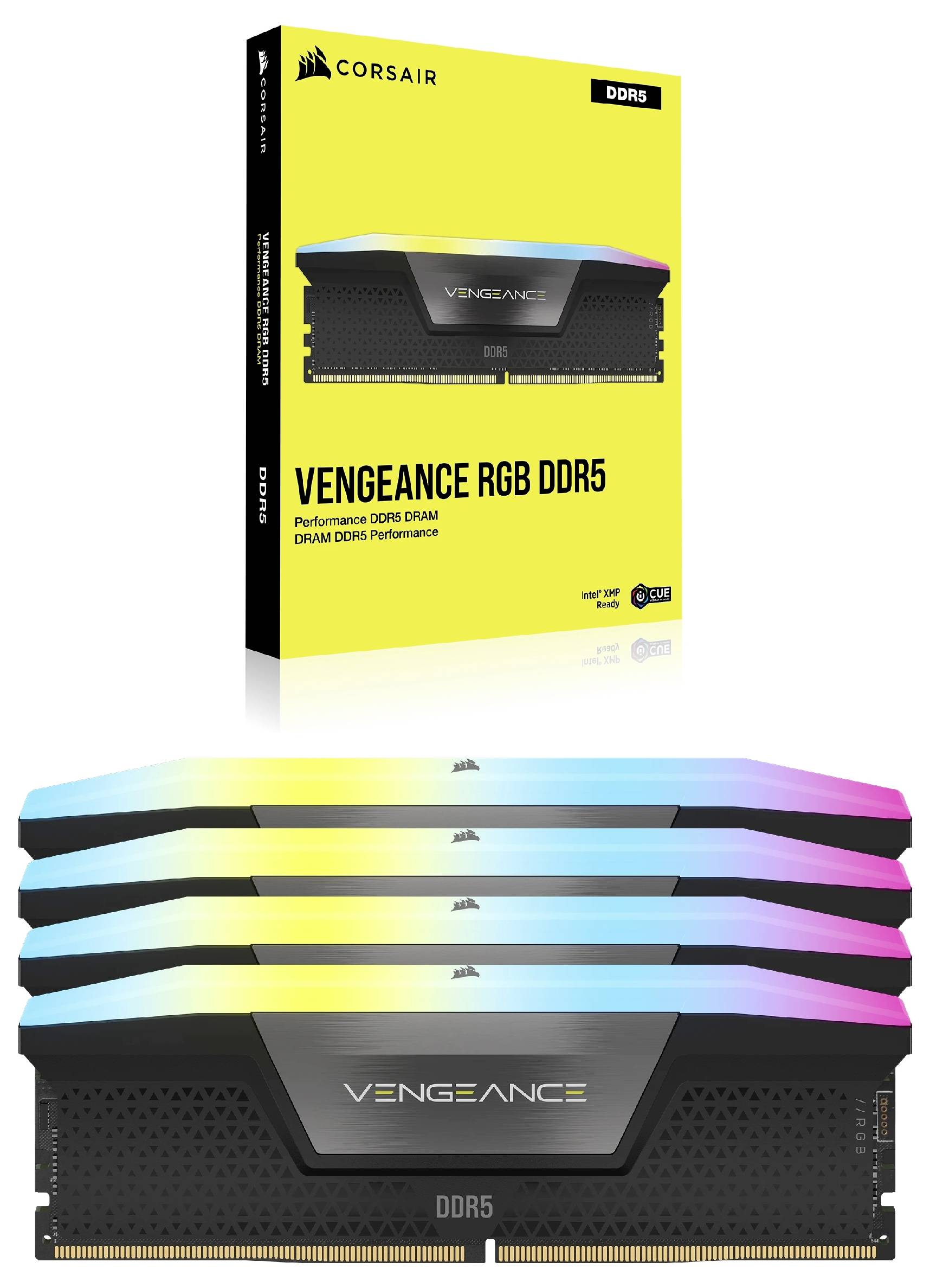 Corsair CMH128GX5M4B5600C40 PC-Arbeitsspeicher Modul DDR5 128GB 4 x 32GB 5600MHz 288pin DIMM CL40 CMH128GX5M4B5600C40