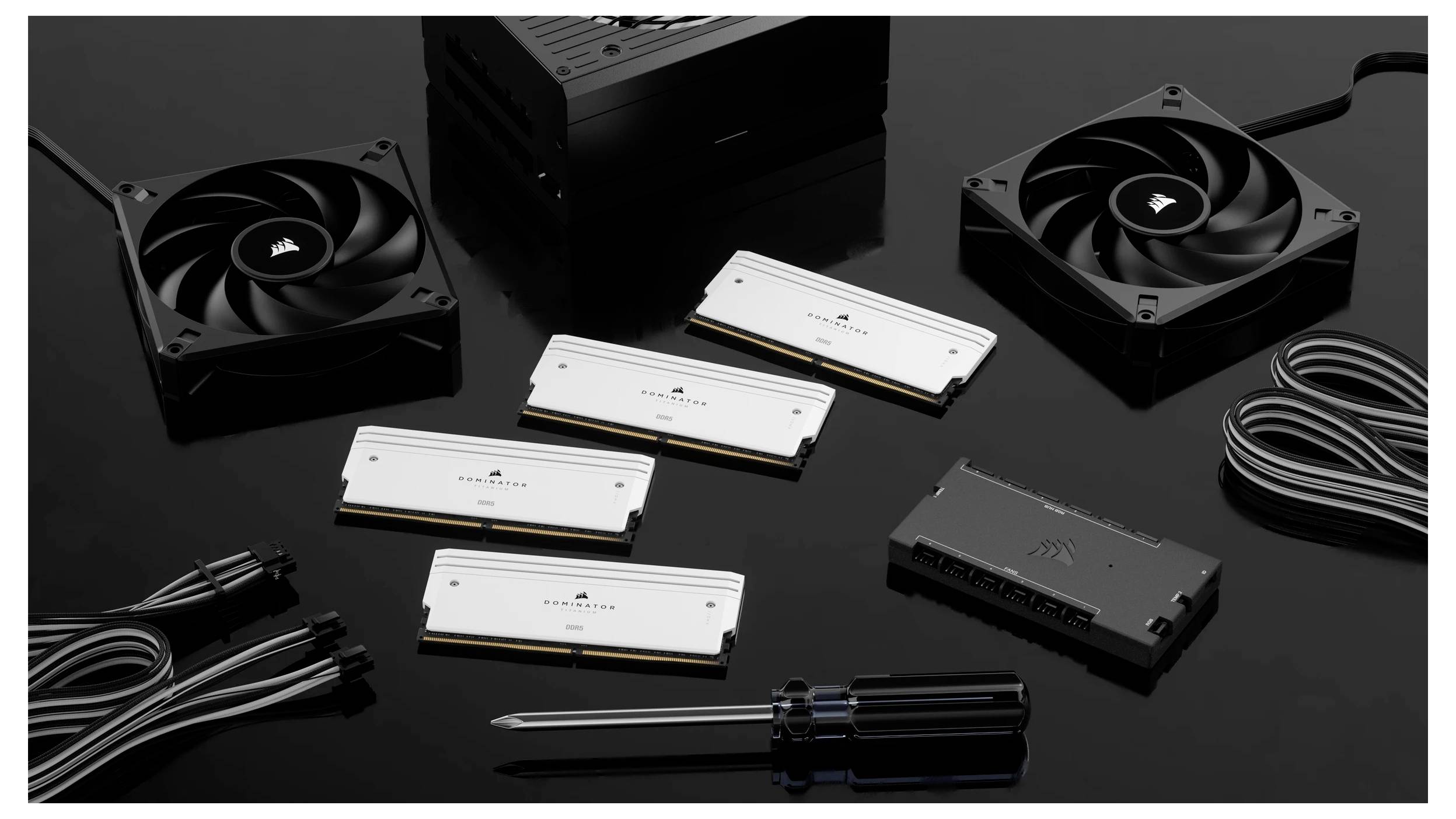 Corsair CMP64GX5M2X6600C32W PC-Arbeitsspeicher Modul DDR5 64GB 2 x 32GB 6600MHz 288pin DIMM CL32 CMP64GX5M2X6600C32W