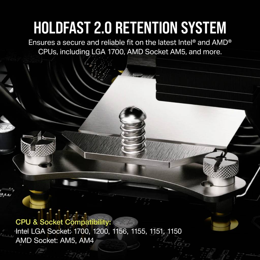 Corsair A115 CPU-Kühler passiv Intel® LGA 1150, Intel® LGA 1151, Intel® LGA 1155, Intel® LGA 1156, Intel® LGA 1200, Intel® LGA