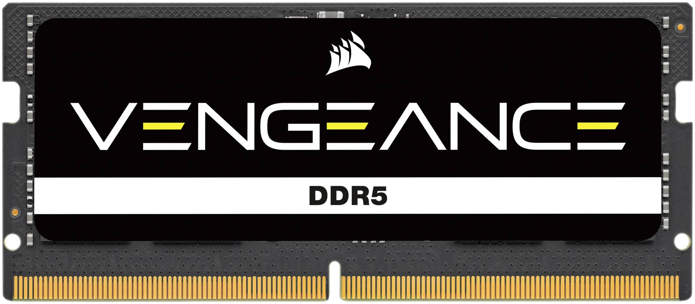 Corsair CMSX24GX5M1A5200C44 Laptop-Arbeitsspeicher Modul DDR5 24GB 1 x 24GB 5200MHz 262pin SO-DIMM CMSX24GX5M1A5200C44