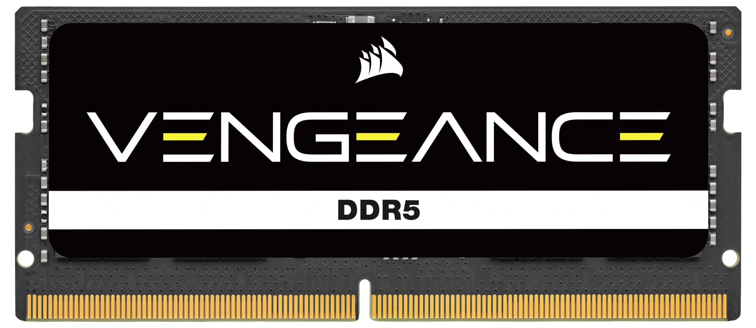 Corsair CMSX24GX5M1A5200C44 Laptop-Arbeitsspeicher Modul DDR5 24GB 1 x 24GB 5200MHz 262pin SO-DIMM CMSX24GX5M1A5200C44