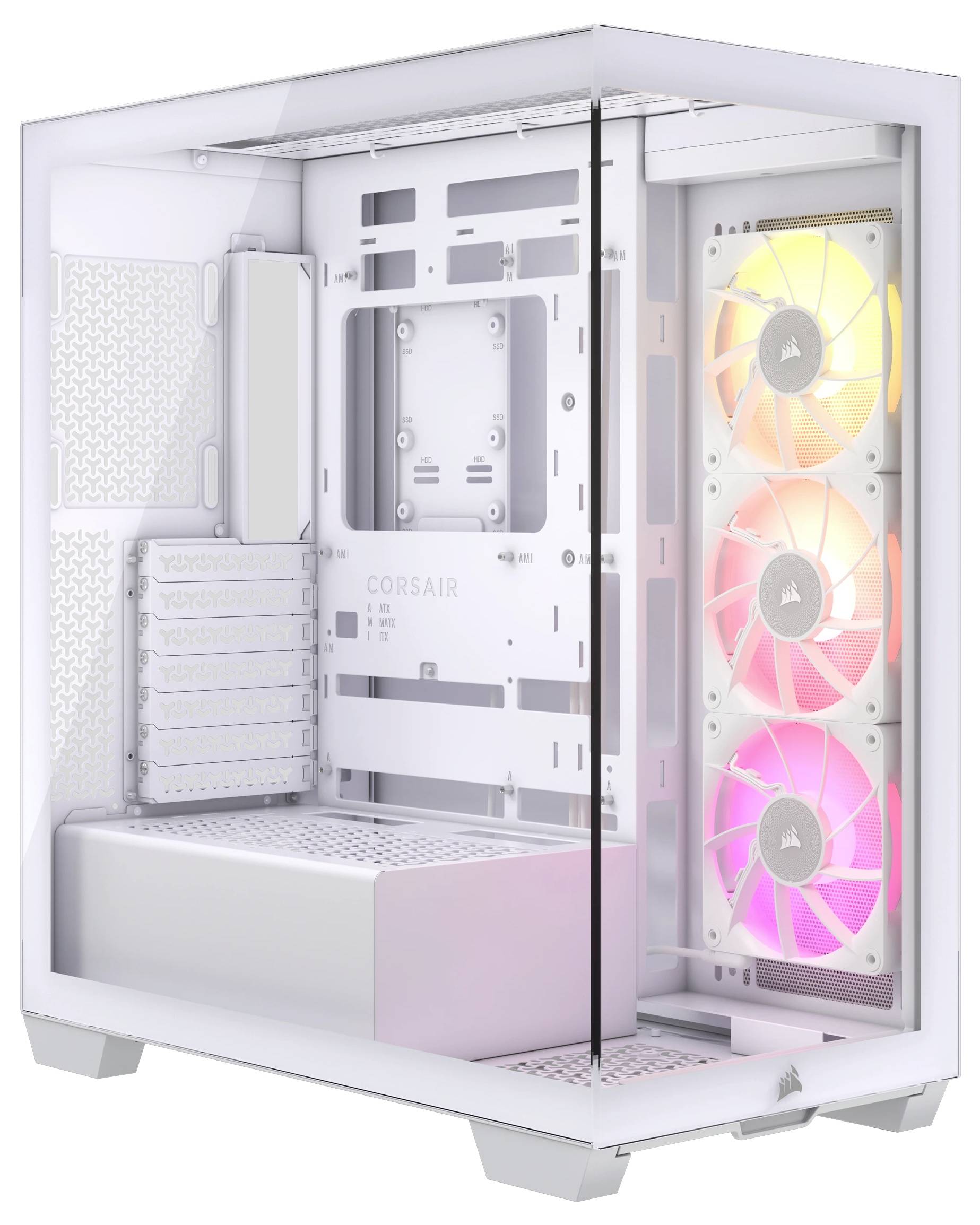 Corsair iCUE 3500X Midi-Tower PC-Gehäuse Weiß