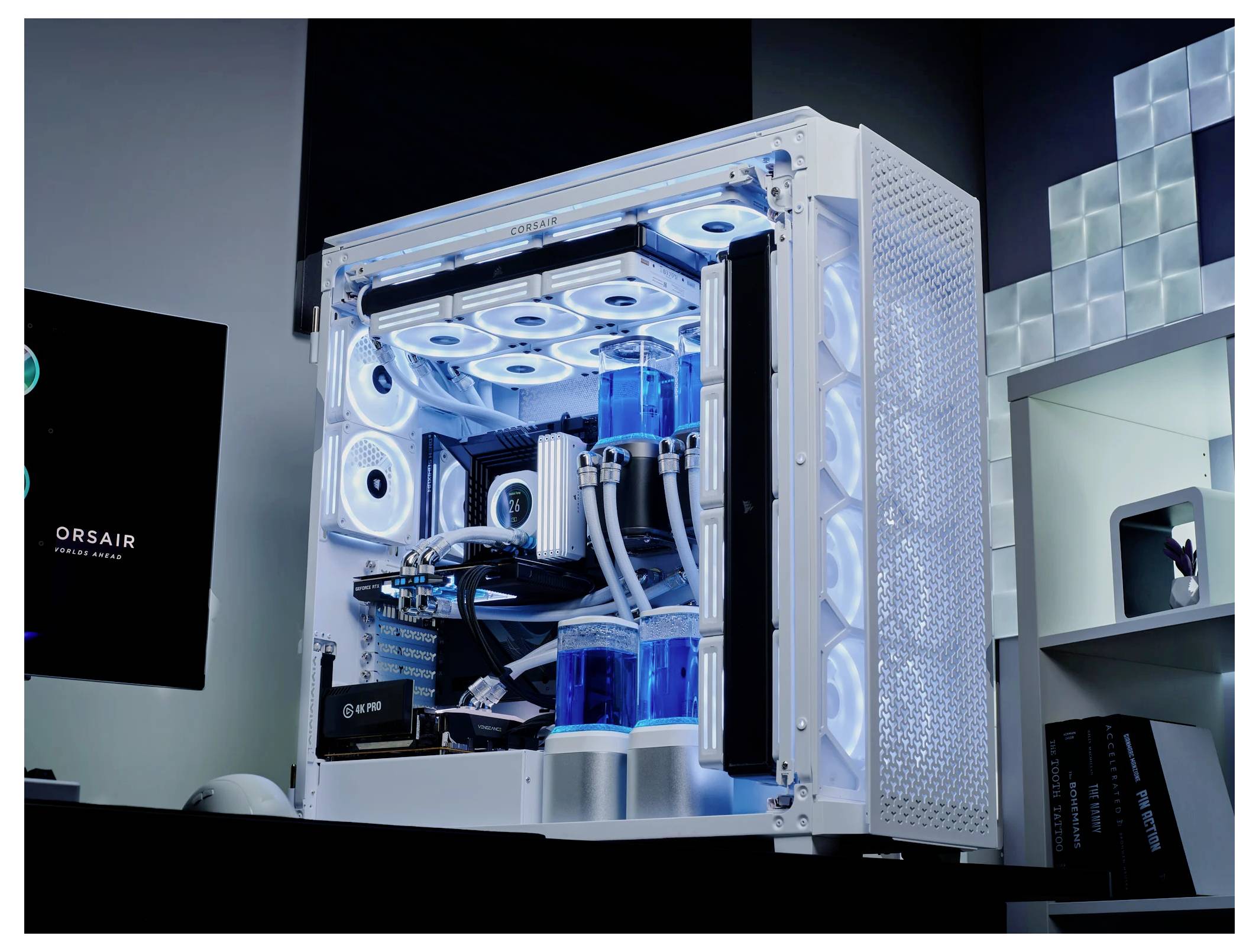 Corsair 9000D iCUE LINK Full Tower PC-Gehäuse Weiß