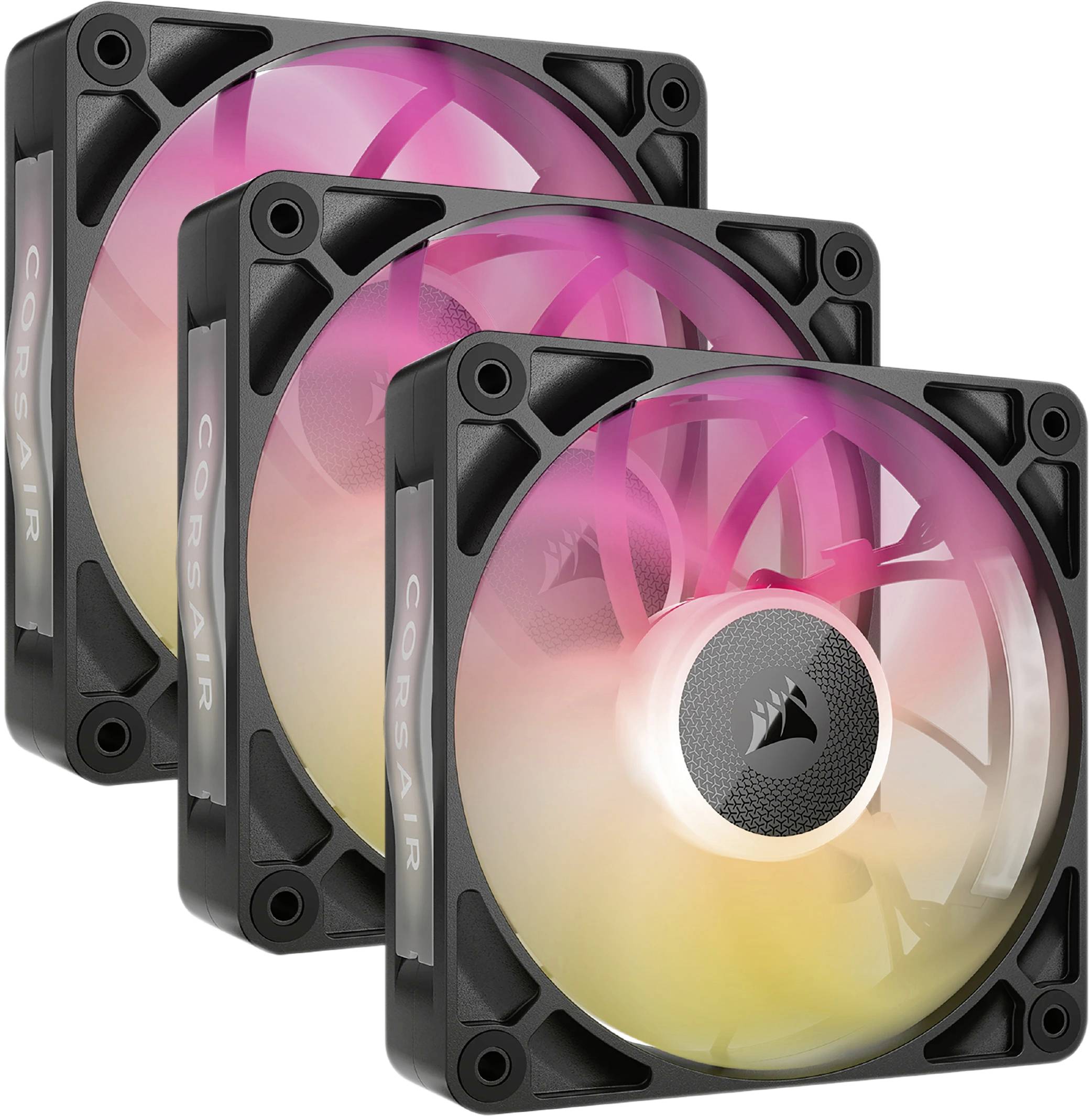 Corsair iCUE Link RX12 PC-Gehäuse-Lüfter Schwarz (B x H x T) 120 x 120 x 30mm