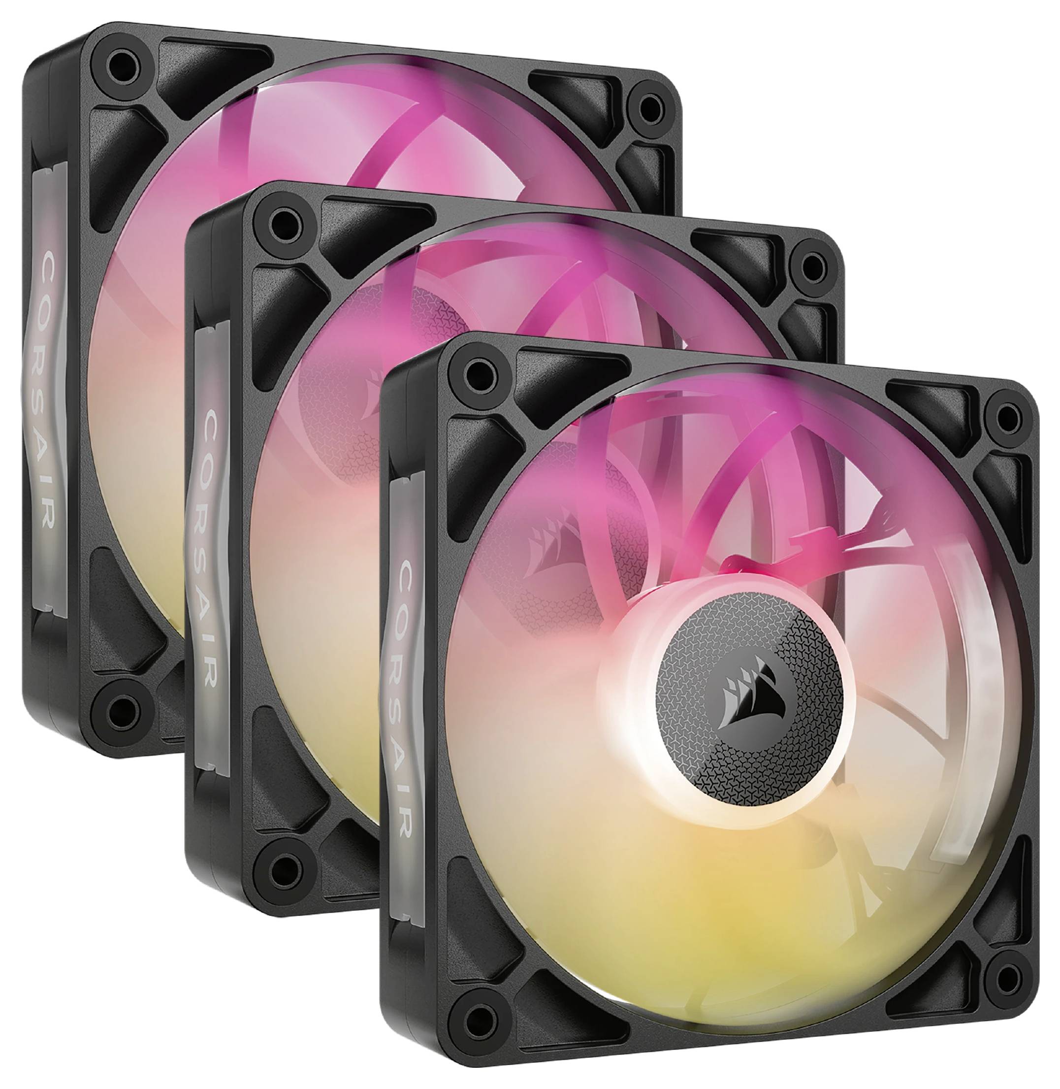 Corsair iCUE Link RX12 PC-Gehäuse-Lüfter Schwarz (B x H x T) 120 x 120 x 30mm