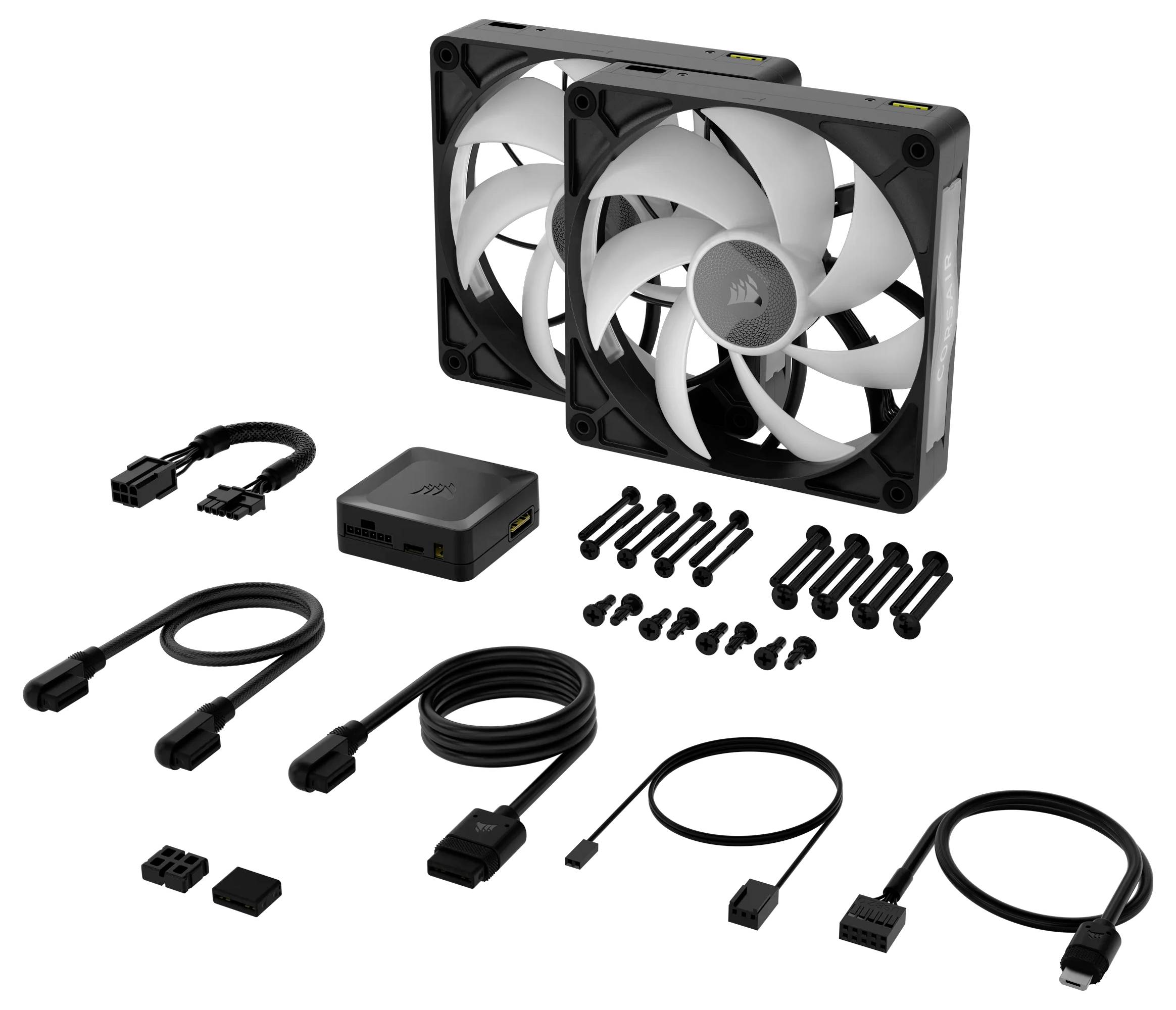 Corsair iCUE Link RX14 PC-Gehäuse-Lüfter Schwarz (B x H x T) 140 x 140 x 30mm