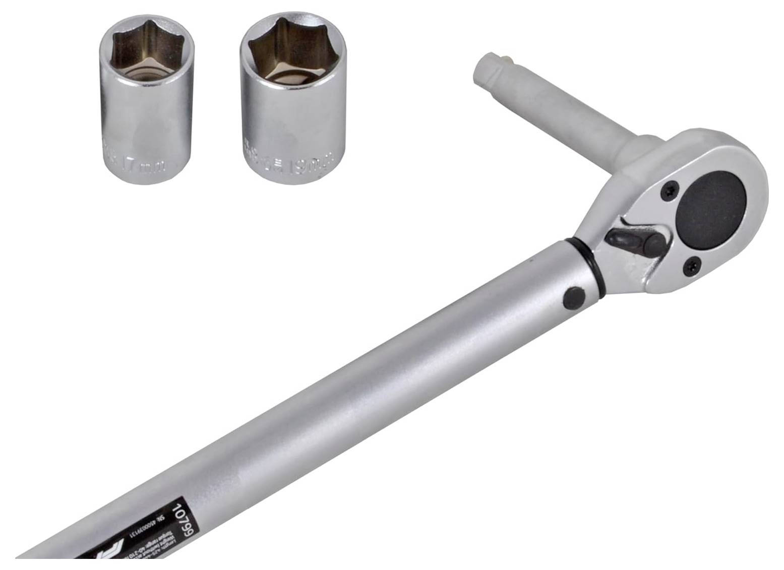 Formula 1 TW210 10799 Drehmomentschlüssel mit Knarre, mit Einsteckwerkzeugen 1/2" (12.5 mm) 40 - 210 Nm