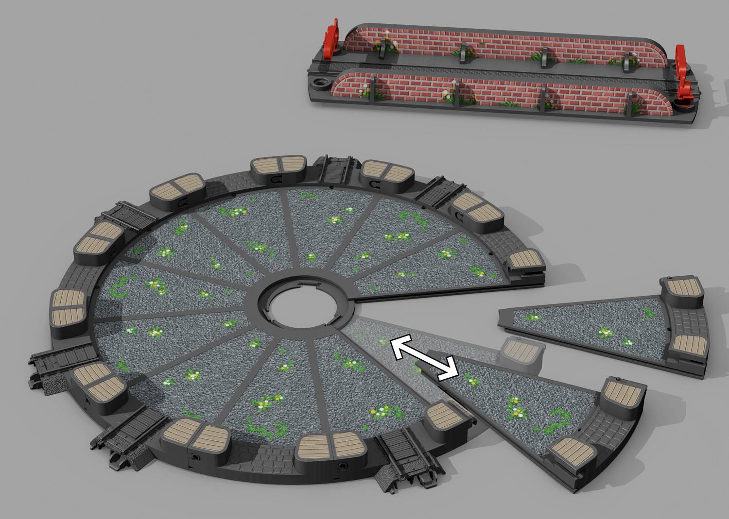 Märklin World 23402 H0 Drehscheibe