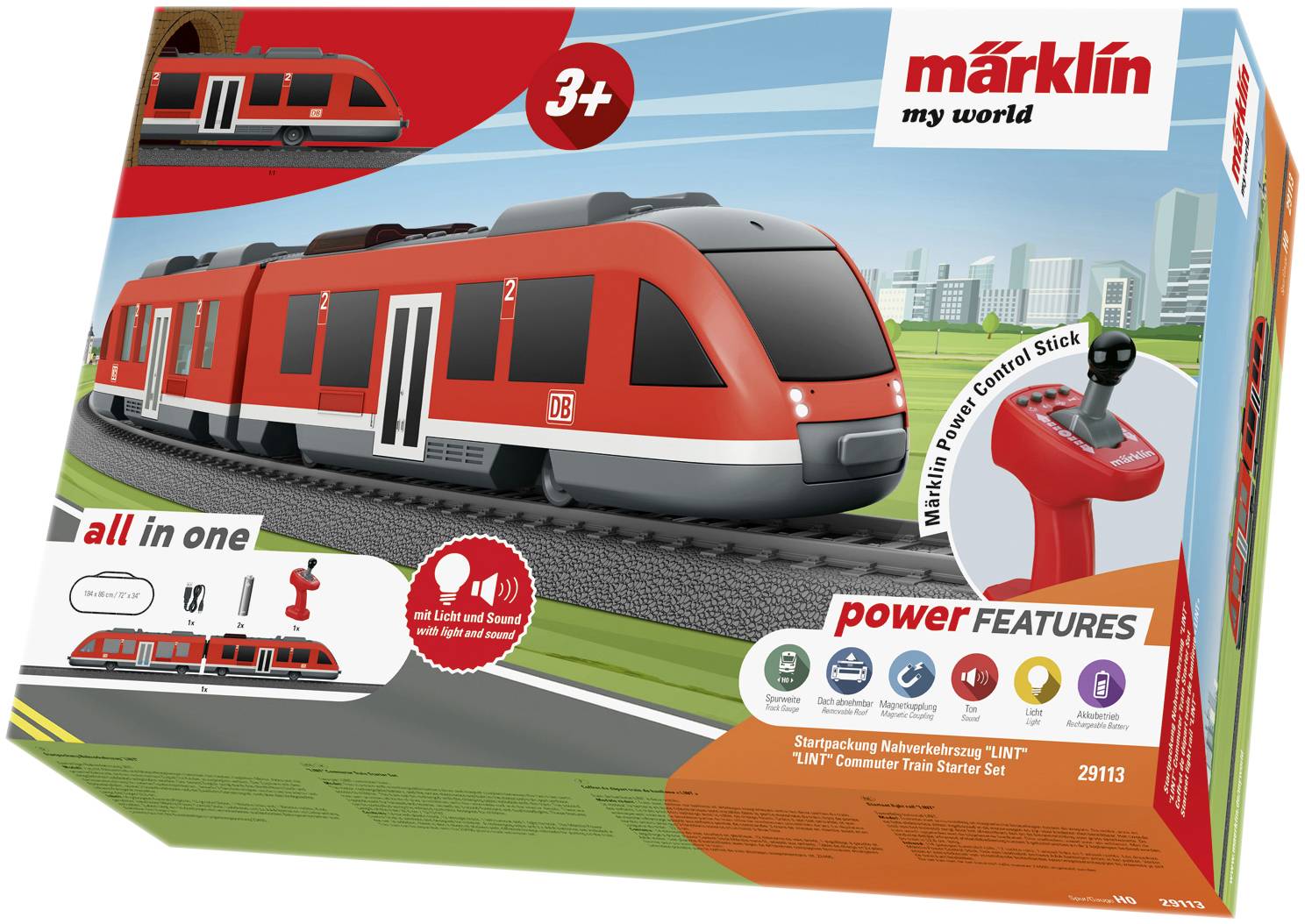 Märklin World 29113 H0 Startp.Nahverkehrszug LINT