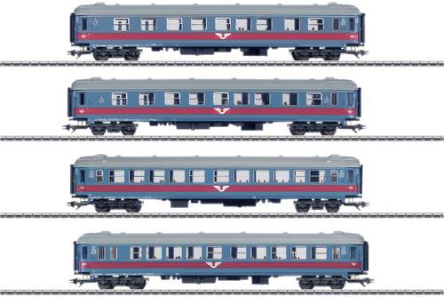 Märklin 43789 H0 4er-Set Personenwagen der SJ
