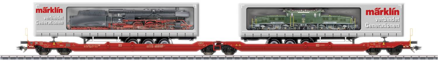 Märklin 47477 H0 Gelenk-Taschenwagen der DB AG | » Freue dich auf voelkner