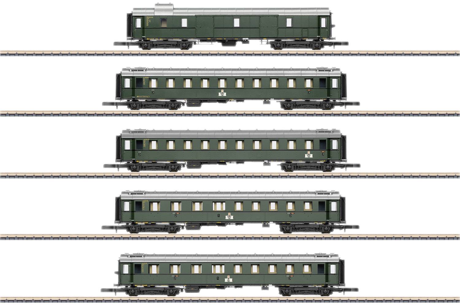 Märklin 87620 Z 5er-Set Schnellzugwagen Einheitsbauart 1928 bis 1930 der DB