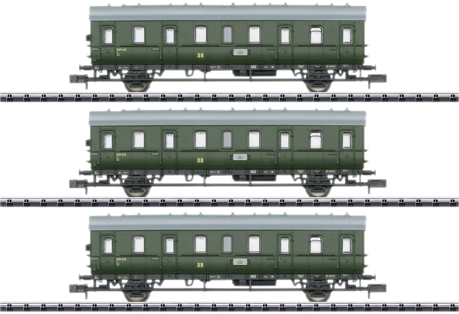 MiniTrix 18277 N 3er-Set Personenwagen der DR