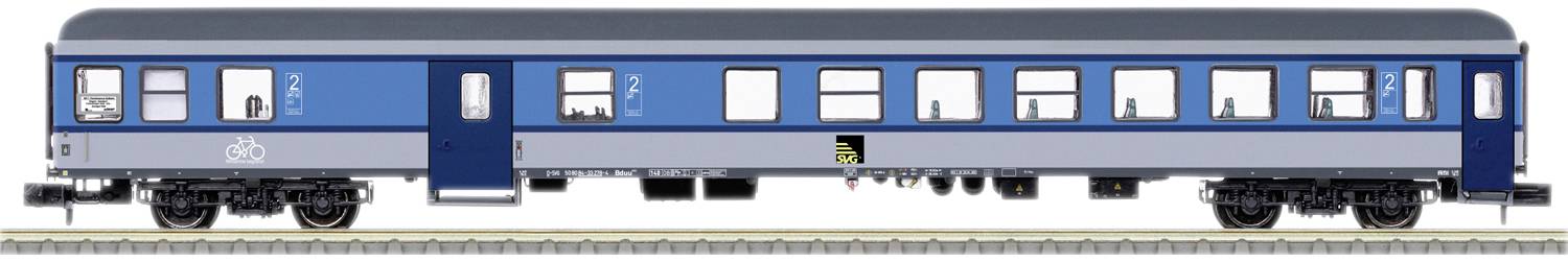 MiniTrix 18551 N Personenwagen Bduu 497.2 der SVG Personenwagen Bduu 497.2