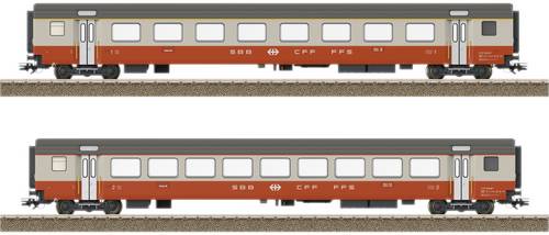 TRIX H0 23691 H0 2er-Set Personenwagen Swiss Express der SBB