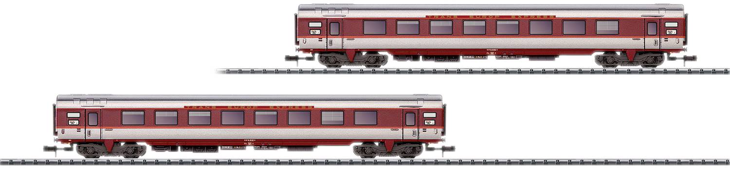 MiniTrix 15691 N 2er-Set Personenwagen Grand-Comfort der SNCF