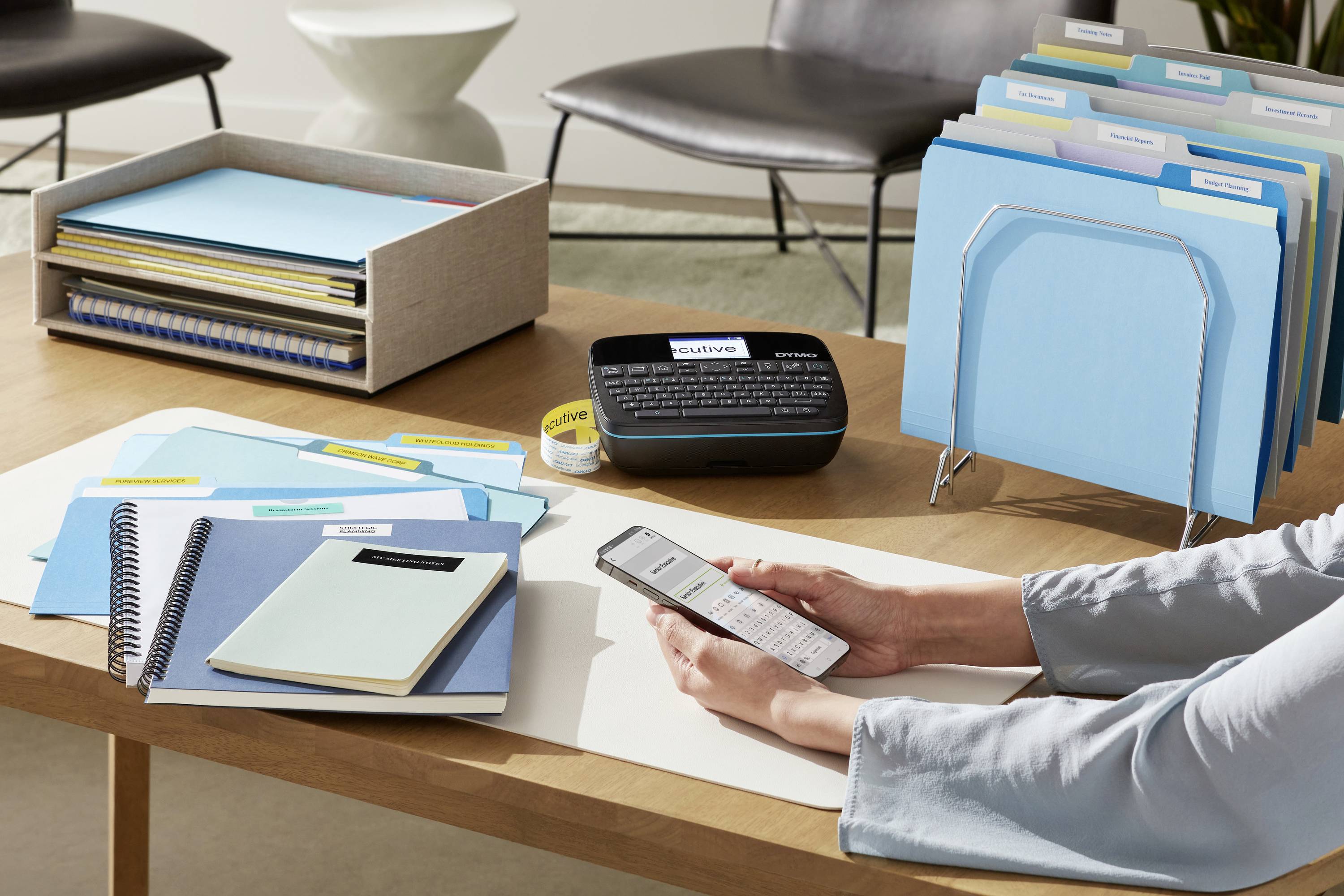 DYMO LabelManager Etikettendrucker Geeignet für Schriftband: D1 6 mm, 9 mm, 12 mm, 19 mm, 24mm