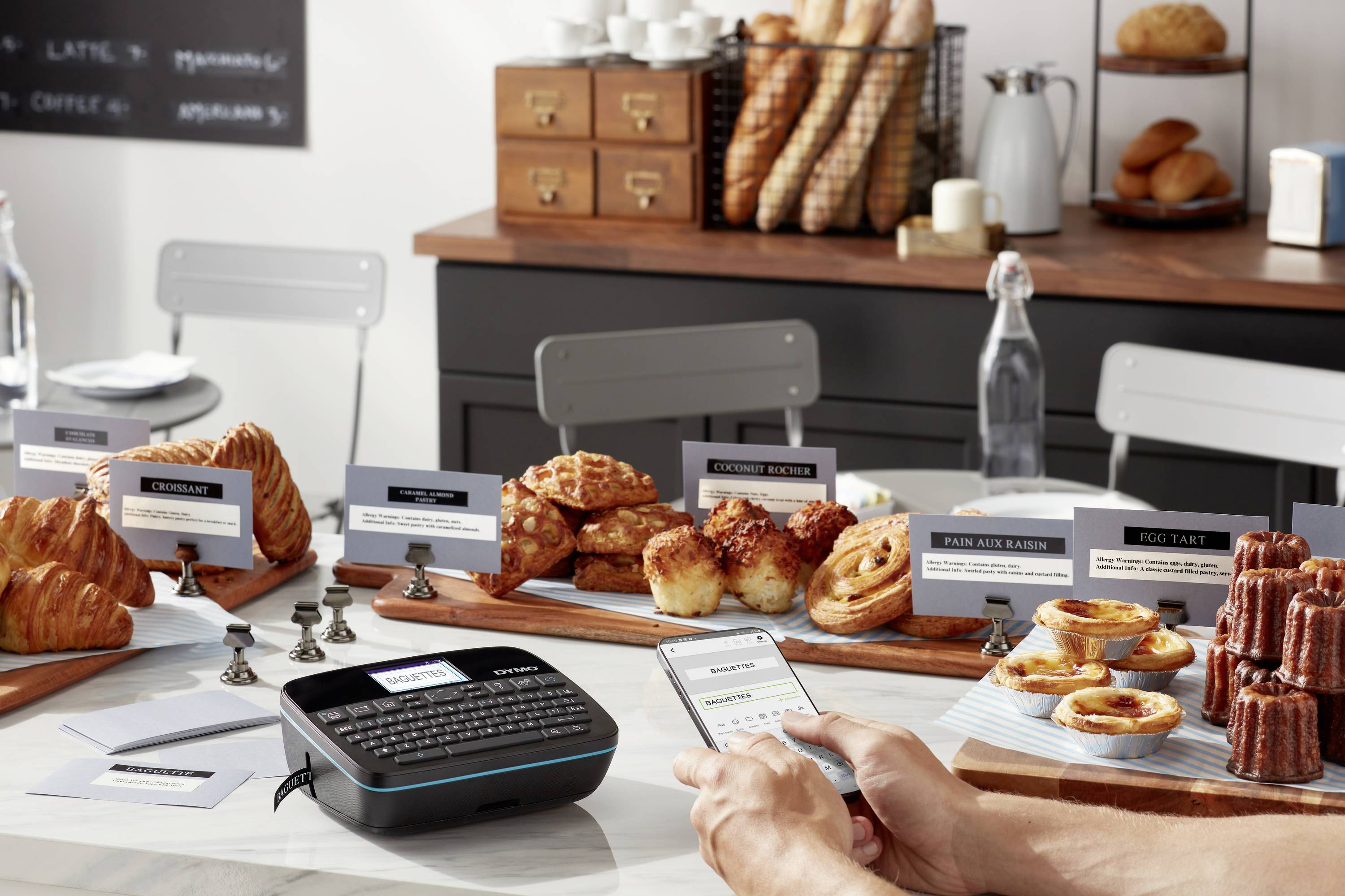 DYMO LabelManager Etikettendrucker Geeignet für Schriftband: D1 6 mm, 9 mm, 12 mm, 19 mm, 24mm