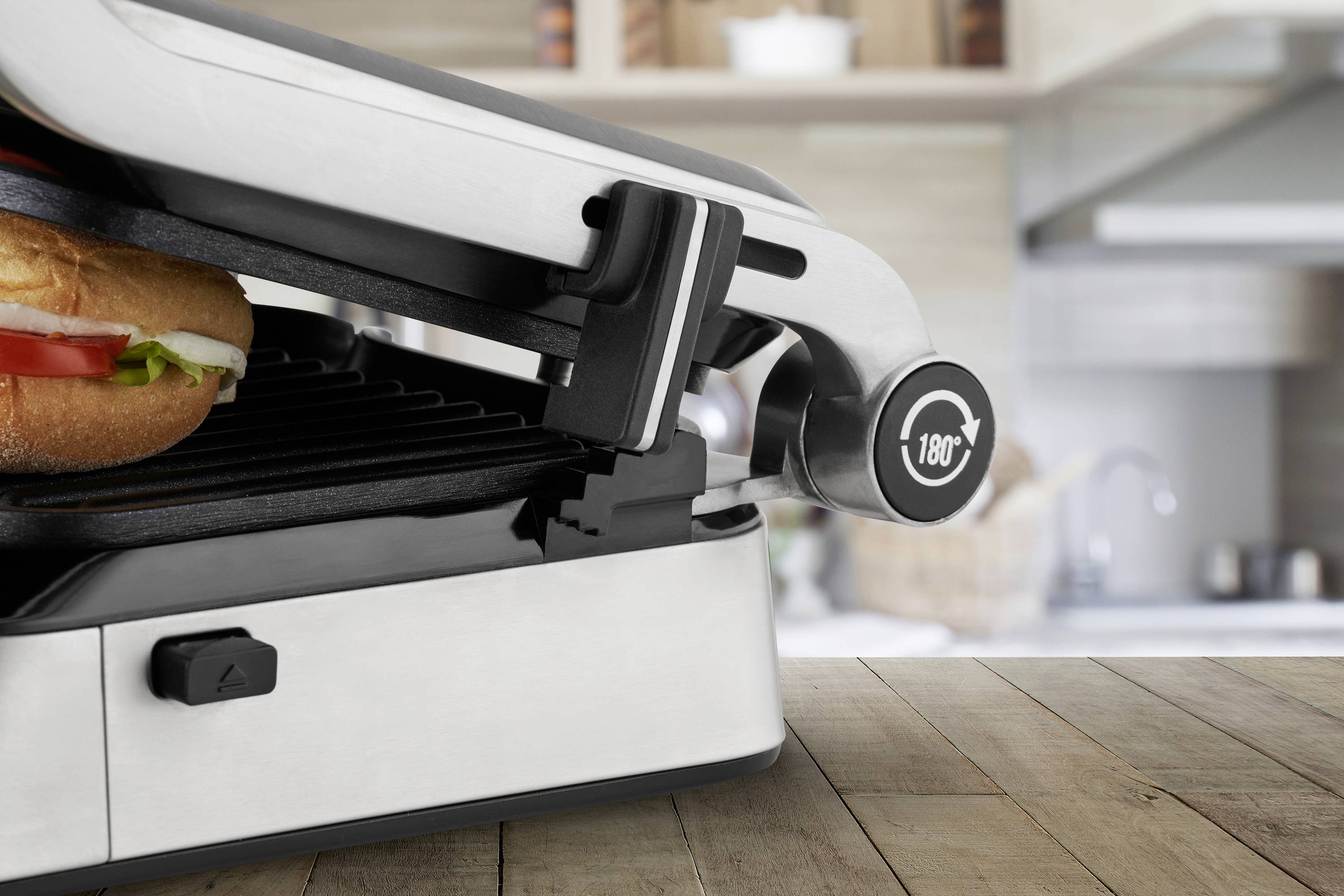 Trisa Prime Panini Elektro Kontaktgrill Edelstahl