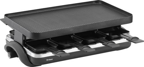 Trisa Supreme 8 Raclette 8 Pfännchen, Antihaftbeschichtung Schwarz