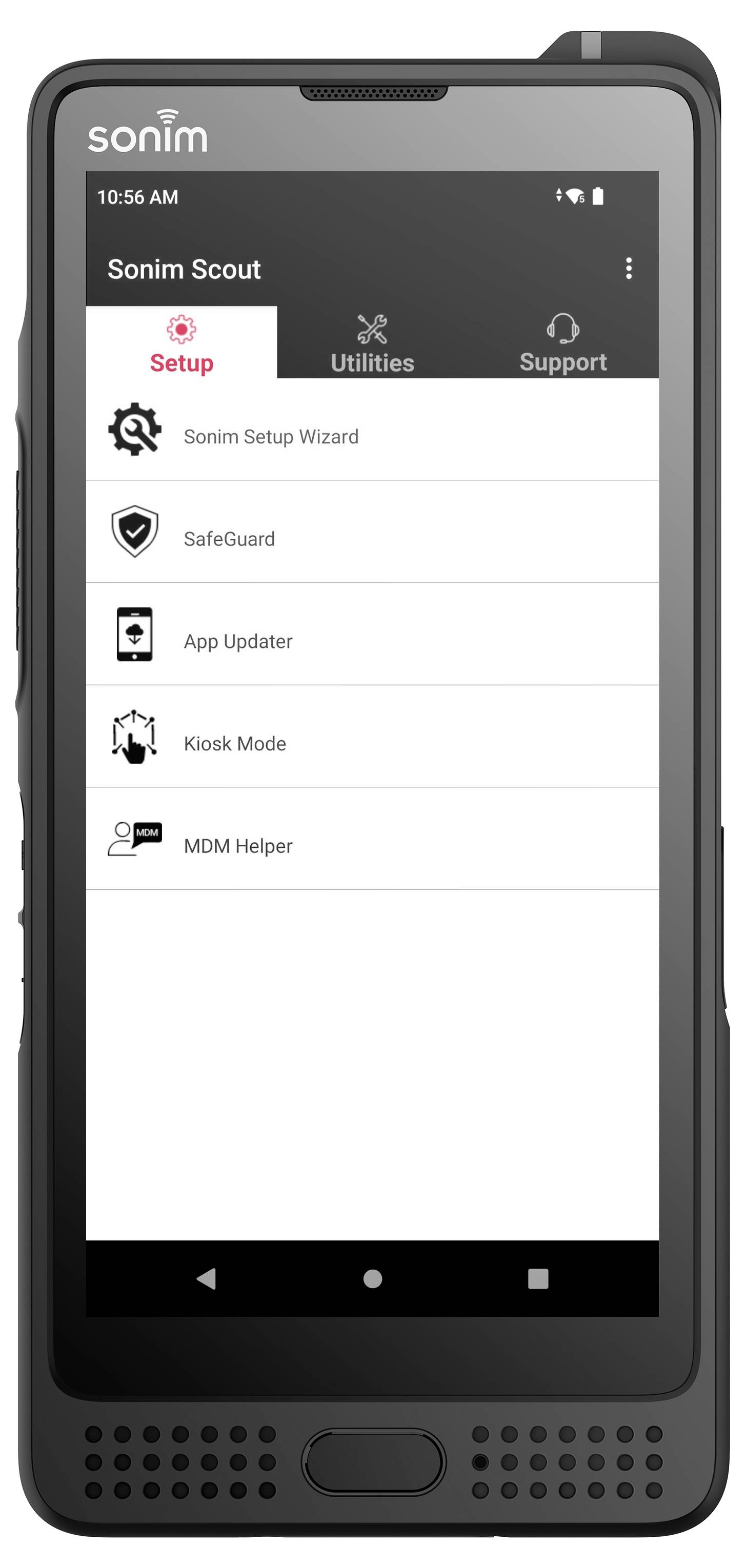 Sonim XP10 5G 128 GB EU-Ware 128 GB Schwarz 14 cm (5.5 Zoll) Outdoor Smartphone
