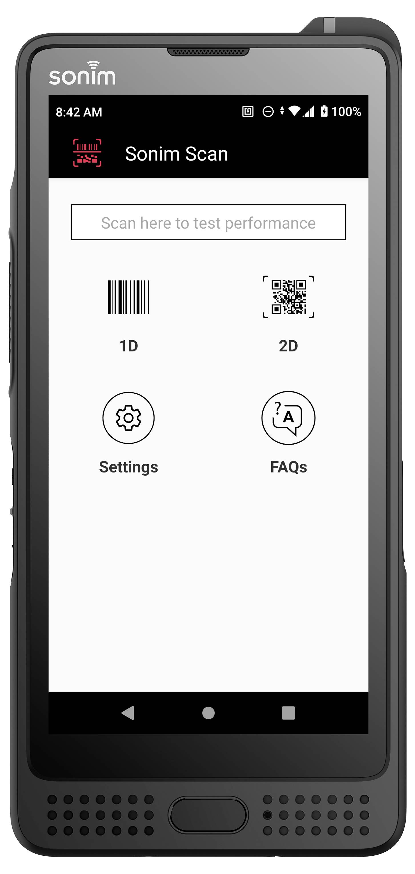 Sonim XP10 5G 128 GB EU-Ware 128 GB Schwarz 14 cm (5.5 Zoll) Outdoor Smartphone