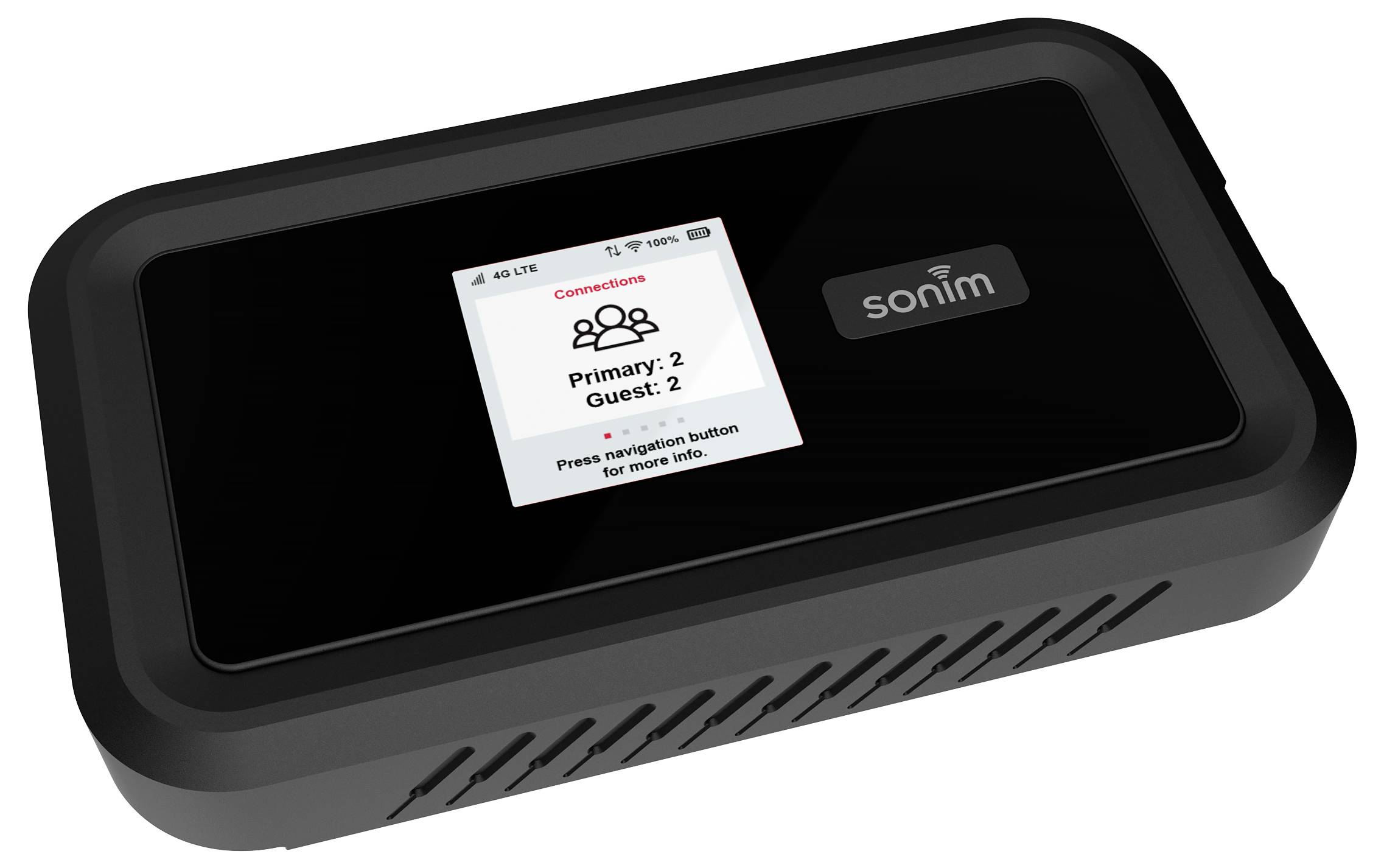 Sonim H100 Mobiler 4G-WLAN-Hotspot bis 32 Geräte Schwarz