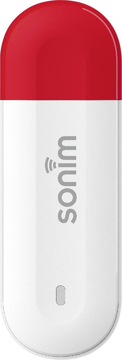 Sonim W100 LTE-Surfstick WLAN Hotspot bis zu 16 Geräte und 4G Surfstick 150MBit/s MIMO Weiß, Rot