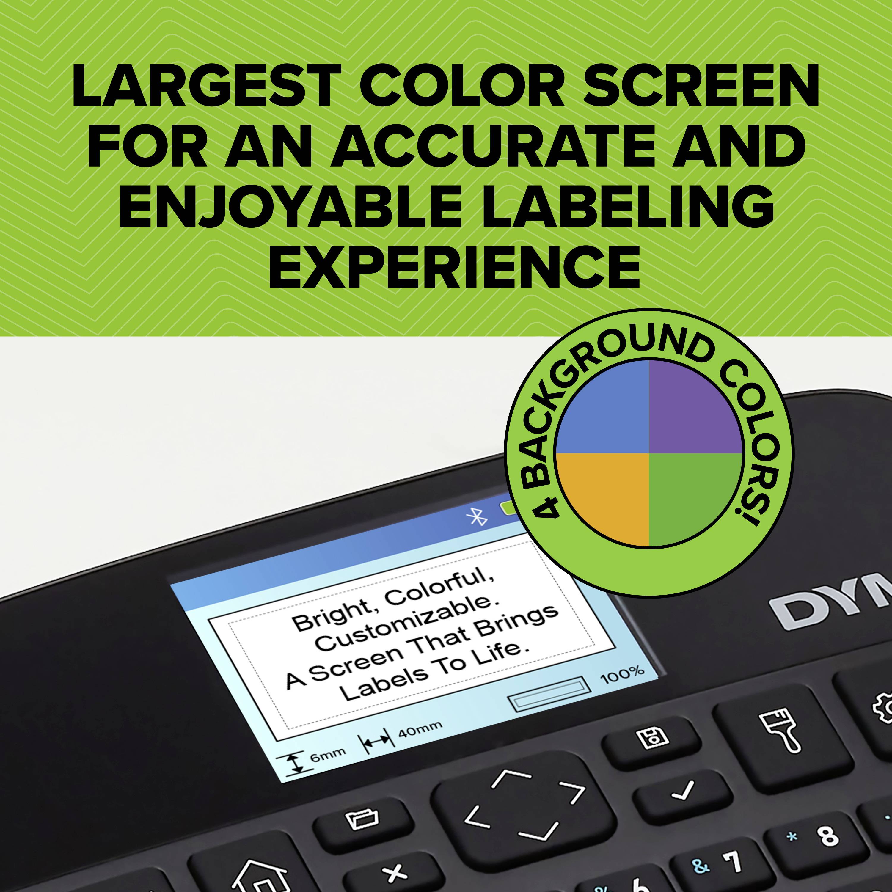 DYMO LabelManager 640 CB Etikettendrucker Geeignet für Schriftband: D1 6 mm, 9 mm, 12 mm, 19 mm, 24mm