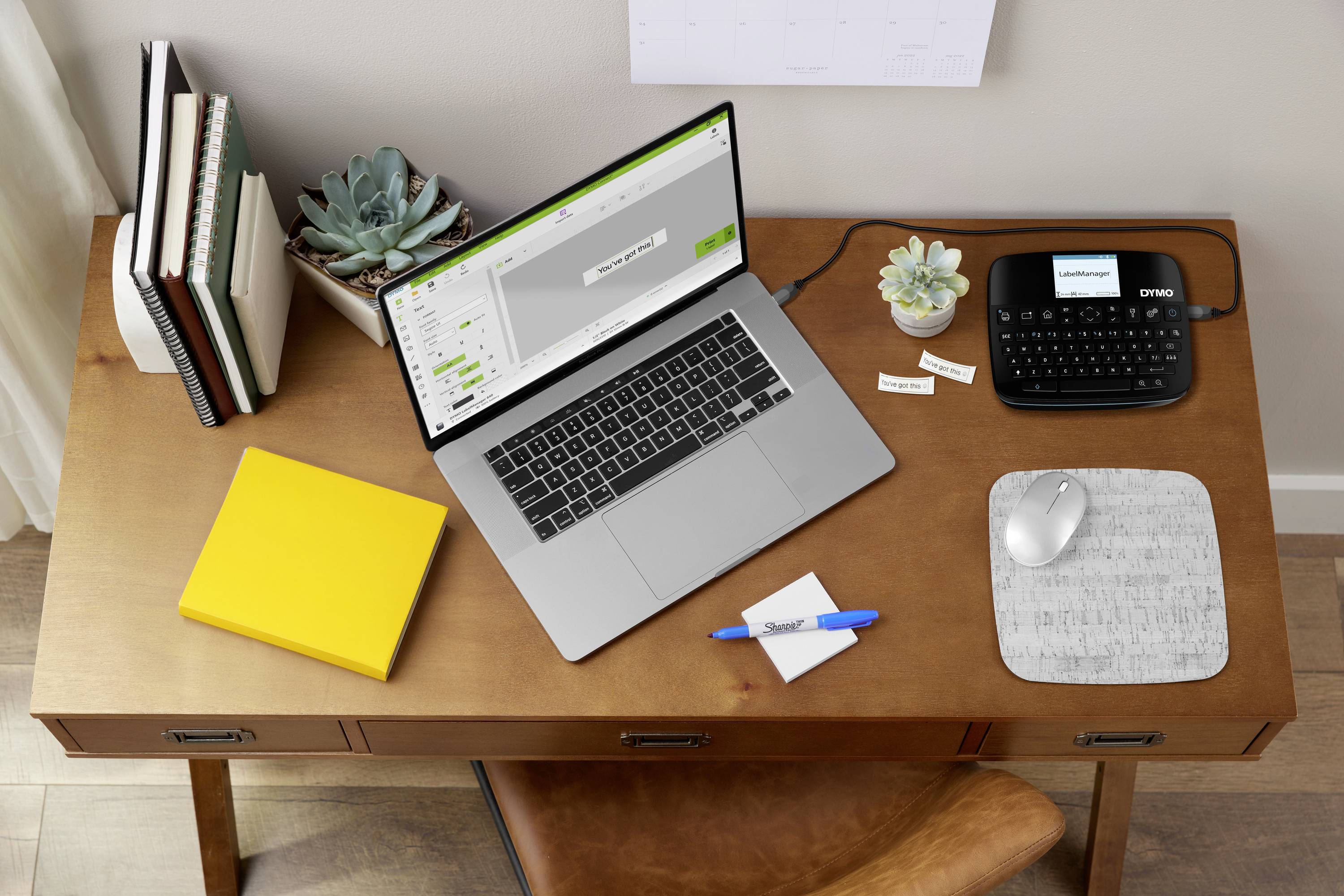 DYMO LabelManager 640 CB Etikettendrucker Geeignet für Schriftband: D1 6 mm, 9 mm, 12 mm, 19 mm, 24mm