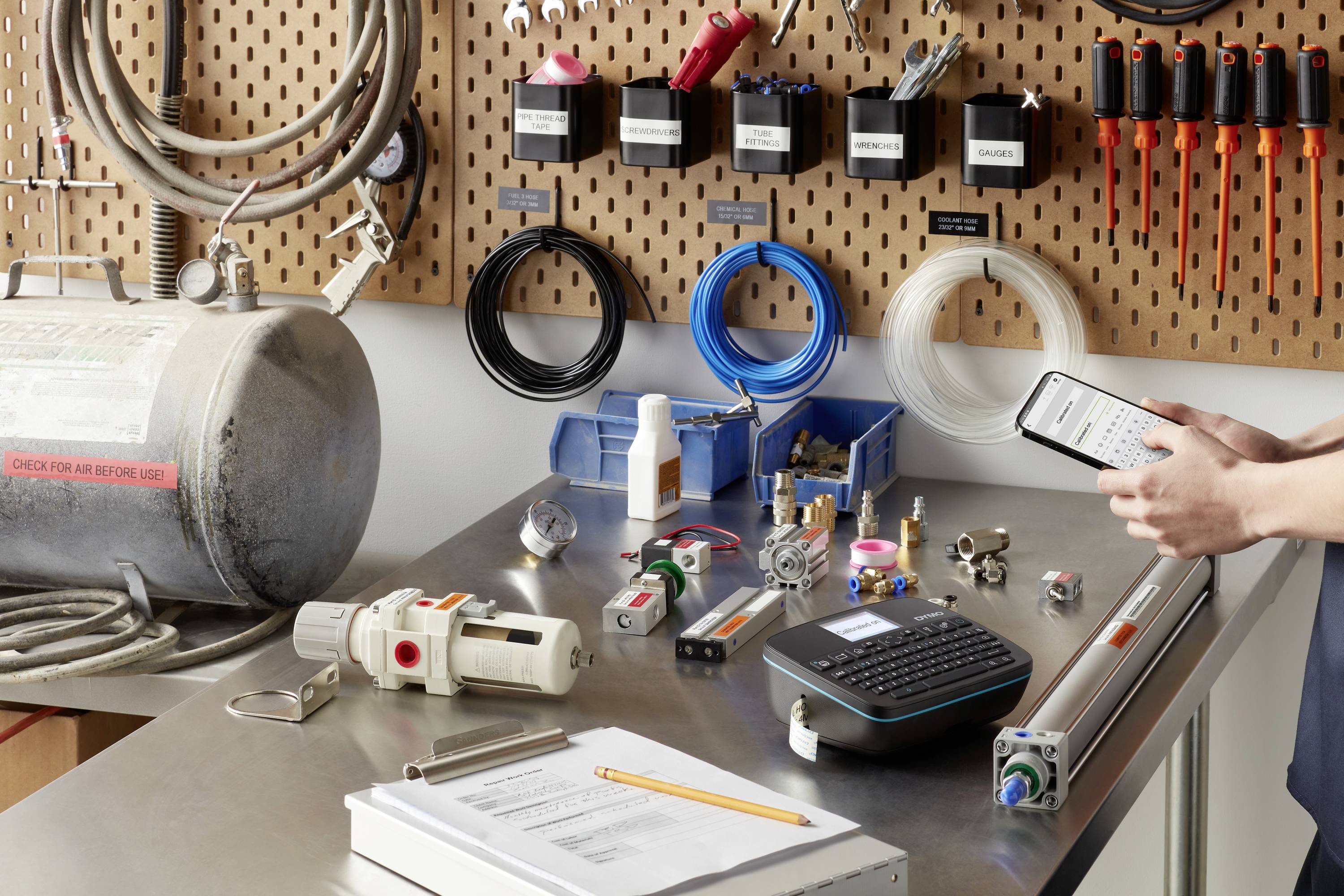 DYMO LabelManager 640 CB Etikettendrucker Geeignet für Schriftband: D1 6 mm, 9 mm, 12 mm, 19 mm, 24mm