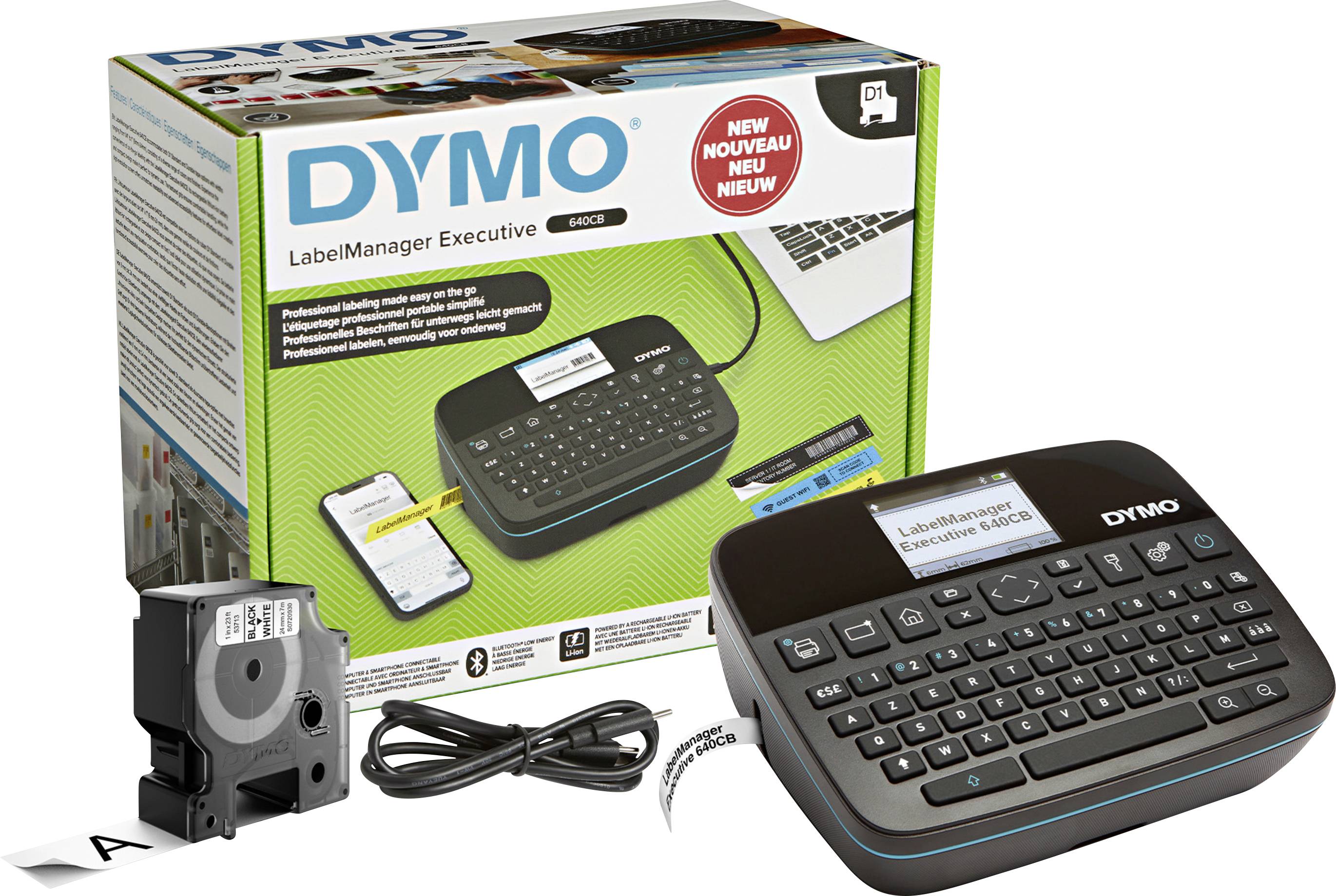 DYMO LabelManager 640 CB Etikettendrucker Geeignet für Schriftband: D1 6 mm, 9 mm, 12 mm, 19 mm, 24mm