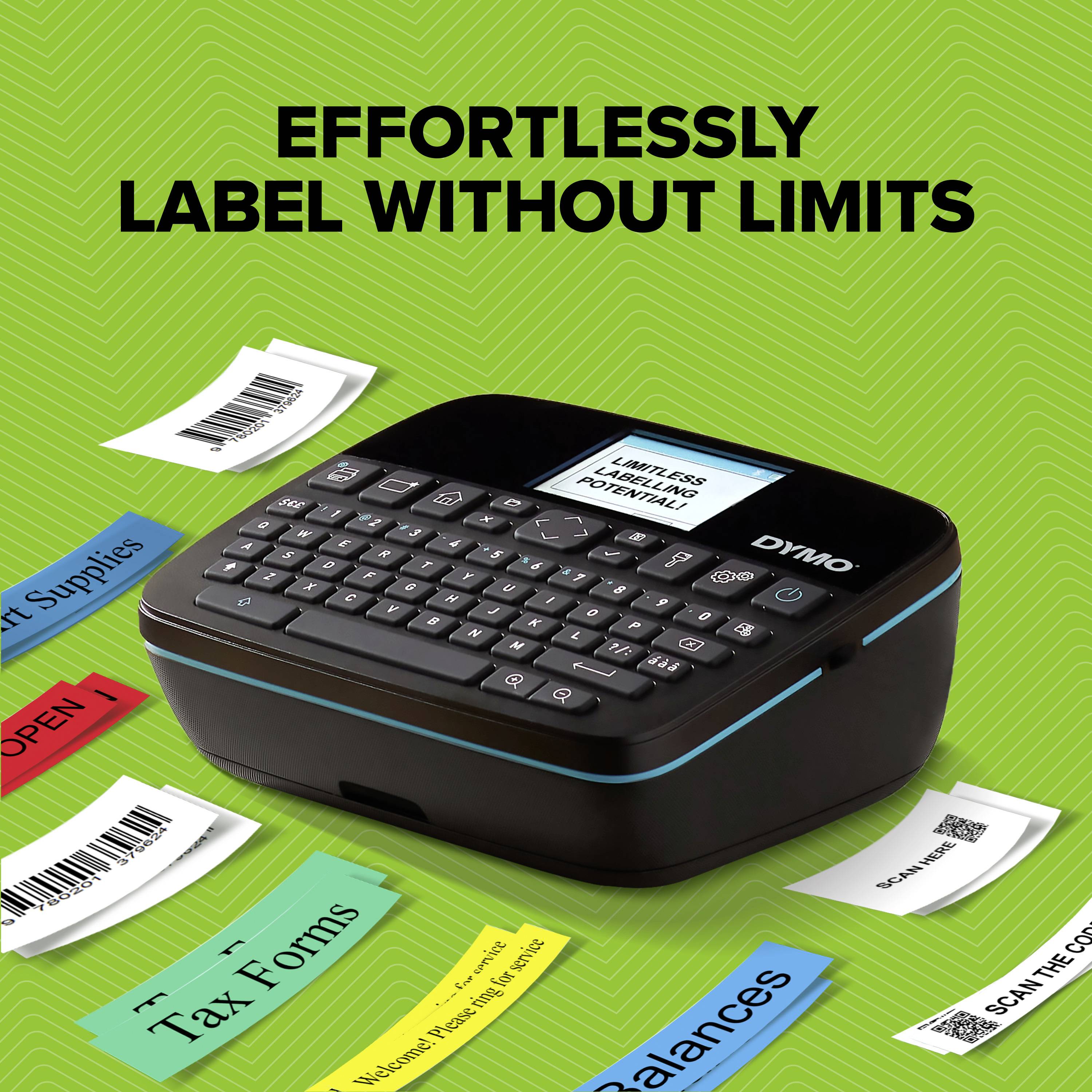 DYMO LabelManager Etikettendrucker Geeignet für Schriftband: D1 6 mm, 9 mm, 12 mm, 19 mm, 24mm